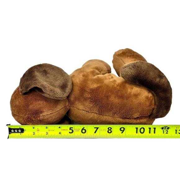 Build A Bear Puppy Dog Plush Velvet Hugs Brown Tan Soft Stuffed Animal Toy 12" - Picture 12 of 12